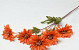 Künstliche Dahlie Orange 75cm