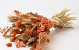 Dried Field Bouquet Natural/Orange 55cm